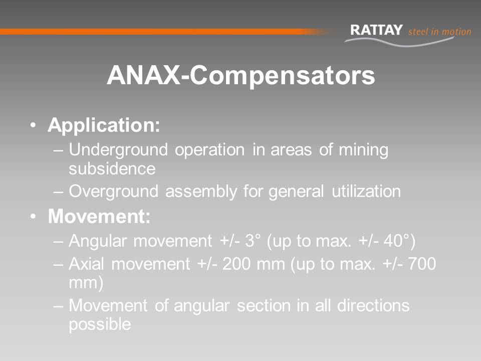 ANAX-Compensators: Application & Movement